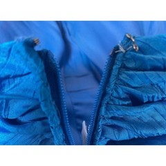 Vintage Alyce Designs Prom Dress Womens XS Blue Puff Sleeve Cocktail Retro Glam
