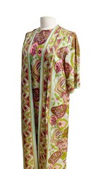 1970s Lord And Taylor Dress / Hostess Gown / 1960s Gown / Size Large – XL