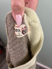 Ogniotex Vintage 70s Andes Grange Alpaca Wool Cardigan Sweater LG Llama Peruvian