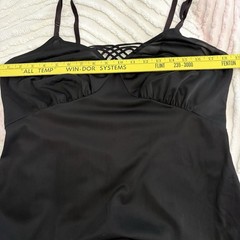 Vintage Black Slip Dress Maybe Vanity Fair Wounded No Tags 36 Bust