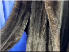 NATURAL RANCH MINK COAT JOSEPH PALANKER & SONS 54 INCHES LONG $9500.00 APPRAISAL