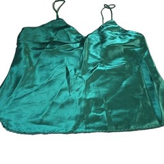 Vintage Jo Intimates Kelly Green Camisole Size Small Made In Hong Kong