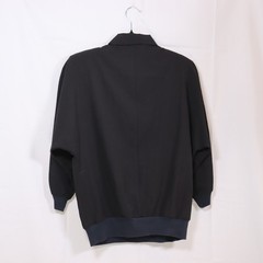 Teddi Sport Pullover Top Medium Black Womens Vintage Abstract Graphic