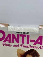 Vintage Panti-All Panty & Pantihose All In One Queen SZ. 100% Nylon Sandalfoot