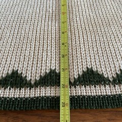 Vintage 1950s Carlo Gruber Wool Snow Ski Lodge Sweater Austria Boatneck Sz M