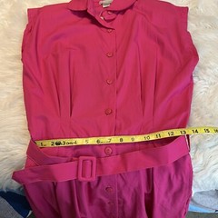 Vintage Deadstock Gloria Vanderbilt Activewear Pink Dress Woman’s size XL Cotton