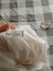 Vintage Shadowline Double Layer Nylon Chiffon Ivory White Nightgown Petite