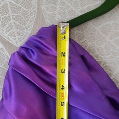 Zum Zum 1980s Party Dress Juniors 5-6 Purple Blue Lace Polyester Acetate