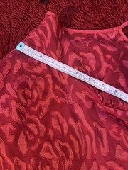 Vtg 1990’s Gilligan O’Malley Red Babydoll Nightgown Mini Dress Red 2XL