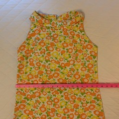 Vintage 60s Mod Daisy Floral Mini Shift Dress – very lovely!