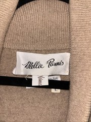 Vintage Mollie Parnis Long Cashmere Silk Belted Robe Large Flaws Nieman Marcus