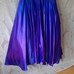 Zum Zum 1980s Party Dress Juniors 5-6 Purple Blue Lace Polyester Acetate