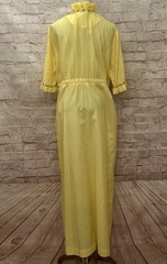Loungees Vintage House Coat Robe Size 14 1960s/70s Yellow