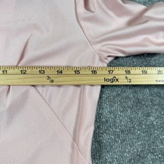 Vintage Alfred Werber Dress Pink Long Sleeve Button Front Scarf Belted 70s Mod