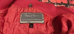 UNIQUE 80’s Michael Hoban North Beach – Long Leather Zipper Jacket – Size 9/10