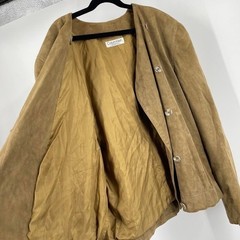 Vintage 80s Calvin Klein Leather Suede Bomber Jacket RARE USA 10 M Women’s Retro