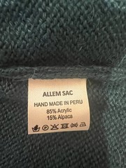 Vintage Alpaca Pullover Sweater – Made in Peru – Size M – Unisex