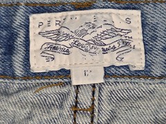 VTG Perry Ellis Levi Strauss Women’s SZ 12 Button Fly Light Wash Mom Jeans EUC