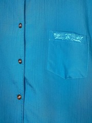 Turquoise Blue Blouse Size 14