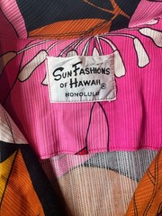 X Small | Vintage 1960’s Hawaiian Cotton Wide Leg Jumpsuit