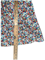 Vintage 80’s Karin Stevens Dress Sz 6P Mulit Color Midi Floral Cottagecore Retro