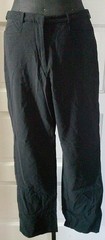 90’s EXPRESS STRETCH Black Flat Front Dress Pants Slacks 7 / 8 Reg
