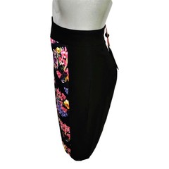 Ted Baker London Skirt Size 0 Black Floral Womans Pencil Style New Tags