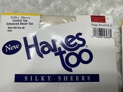 Vintage Lot of 5 Silky Sheers Hanes Too Pantyhose Barely There Tights Size: A B