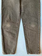 Vintage 90s Denim High Waist Jeans, Black, Medium, 31″ Waist