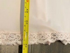 Vintage Shadow Line Women Petite S Pink Matching Nightgown Robe Set Lace Lounge
