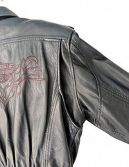 90’s Harley Davidson Women’s Leather Jacket Size M. Discount for international.