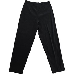 Amanda Smith 90s Vintage Black Velvet High Waist Tapered Leg Pants