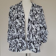 Vtg Torrid Skull Cardigan Size L XL 1 AOP Mall Goth Y2K Pink Label Halloween