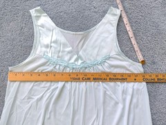 Vintage Vanity Fair Sleeveless Nightgown Size Medium Mint Green