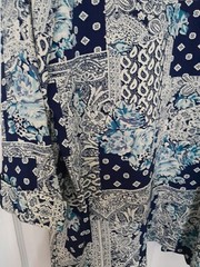 Vintage Lady Carol Patwork Lightweight Blazer Size 16 Polyester