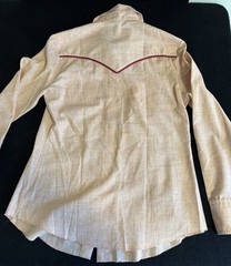 Vintage 1970’s Girls Western Trends by Panhandle Slim Pearl Snaps Shirt
