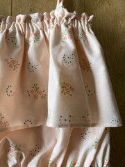 Vintage 70s Tied Straps Top Pink Floral Hippy Retro Brady Bunch