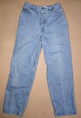 VTG Perry Ellis Levi Strauss Women’s SZ 12 Button Fly Light Wash Mom Jeans EUC