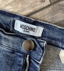 DDP 90’s Vintage Moschino Metal Peace Baggy Mom Jeans Retro Size 28