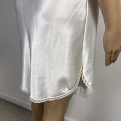 Vintage Today Tonight Satin Full Slip Dress Chemise Size 34 Cream Ivory USA Made