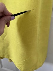 1960s Canary Yellow Evening Dress Gown With Train