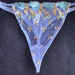 Lily Of France Y2K Vintage Second Skin Thong L Panty String Bikini Underwear