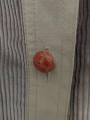 Vintage Corduroy Vest,”Paula Saker”Size12,Wood Buttons w/2 Lower Front Pockets