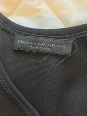 (S) Vintage 1990s Y2K Donna Karan New York Womens Tank Top Black