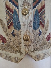 Vintage 1990s WRAPS Native American Southwest Tapestry Cropped Jacket – Size S