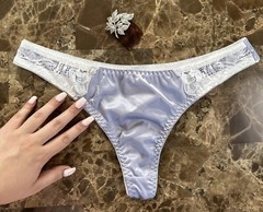 NWOT 90s Oily Wet Look Second Skin Sissy Shiny Satin Sissy Panties Thong Sz M