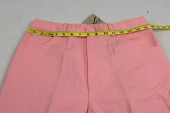 Vintage Pants Cheryl Tiegs Sz W32 L32 80s Cotton Candy Pink Cotton Made USA NWT