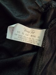 Vintage Vanity Fair Black Satin Lace Slip Dress Nightgown Size 36 / 24″ 42