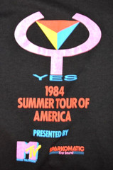 VTG Raglan T-Shirt Yes Summer Tour Single Stitch Size XS/S 80s MTV Mackler 1984