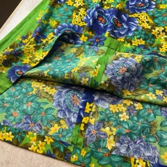 VTG Hawaiian Togs An Original 60’s Floral Tiki Sleeveless Maxi Dress Women’s XXS